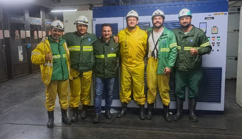 Funcionários da Casan.