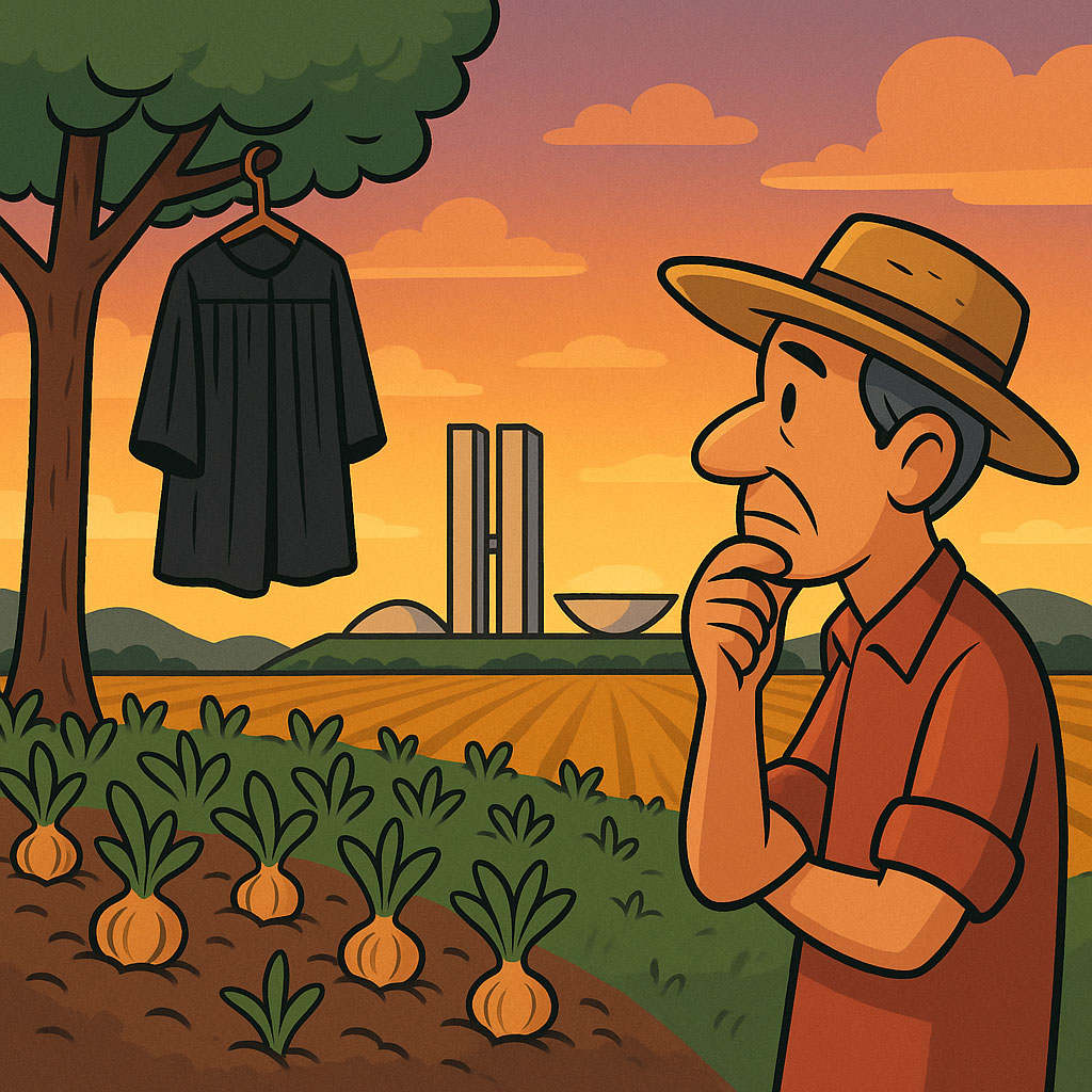 De toga pendurada, Barroso deixa o STF, mas leva o agro junto para o plenário