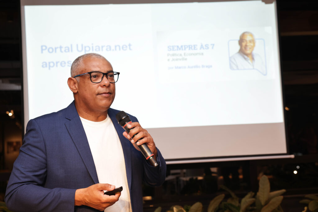 Um evento na Cidade das Águas, em Joinville, celebrou o retorno de Marco Aurélio Braga ao jornalismo com a coluna Sempre às 7 no Portal Upiara