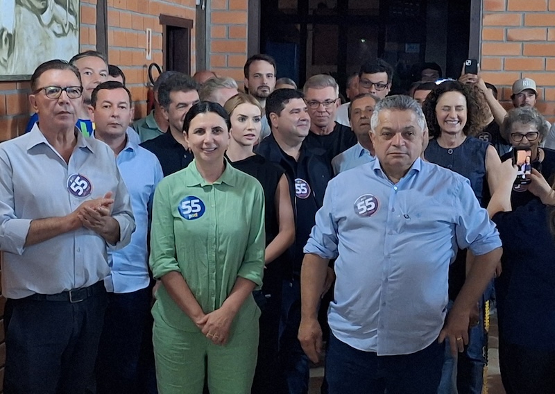 Evento do PSD catarinense em São José reafirmou a pré-candidatura do prefeito de Chapecó, João Rodrigues, ao governo de Santa Catarina