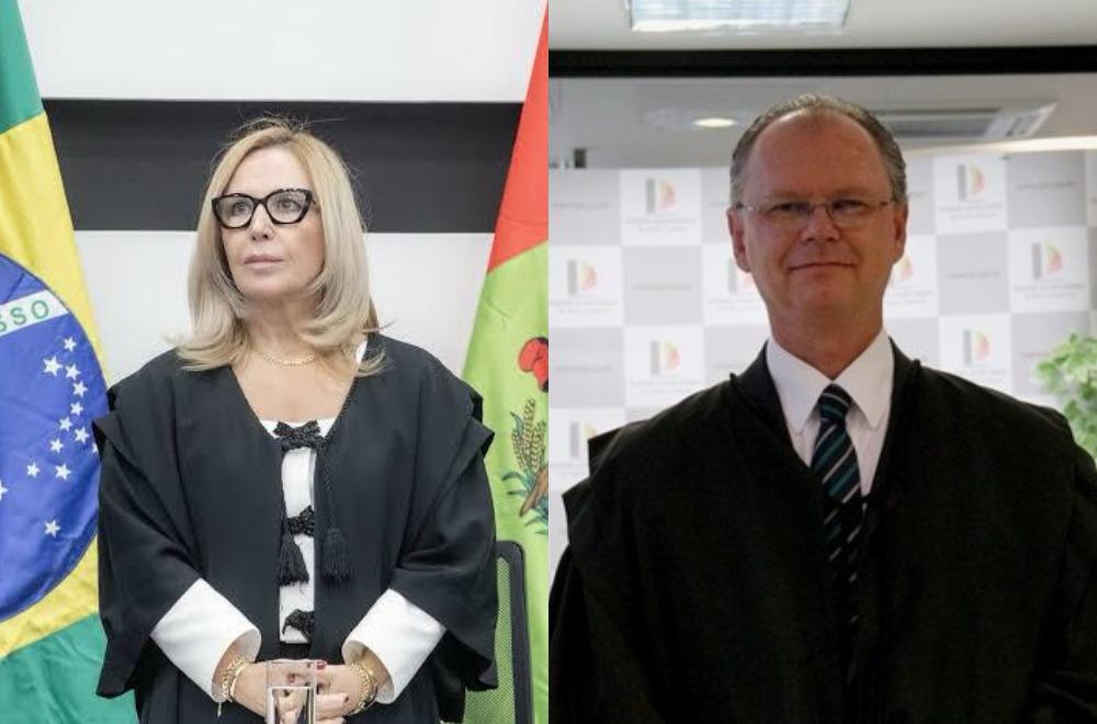 Maria do Rocío e Rubens Schulz disputam a presidência do TJ-SC